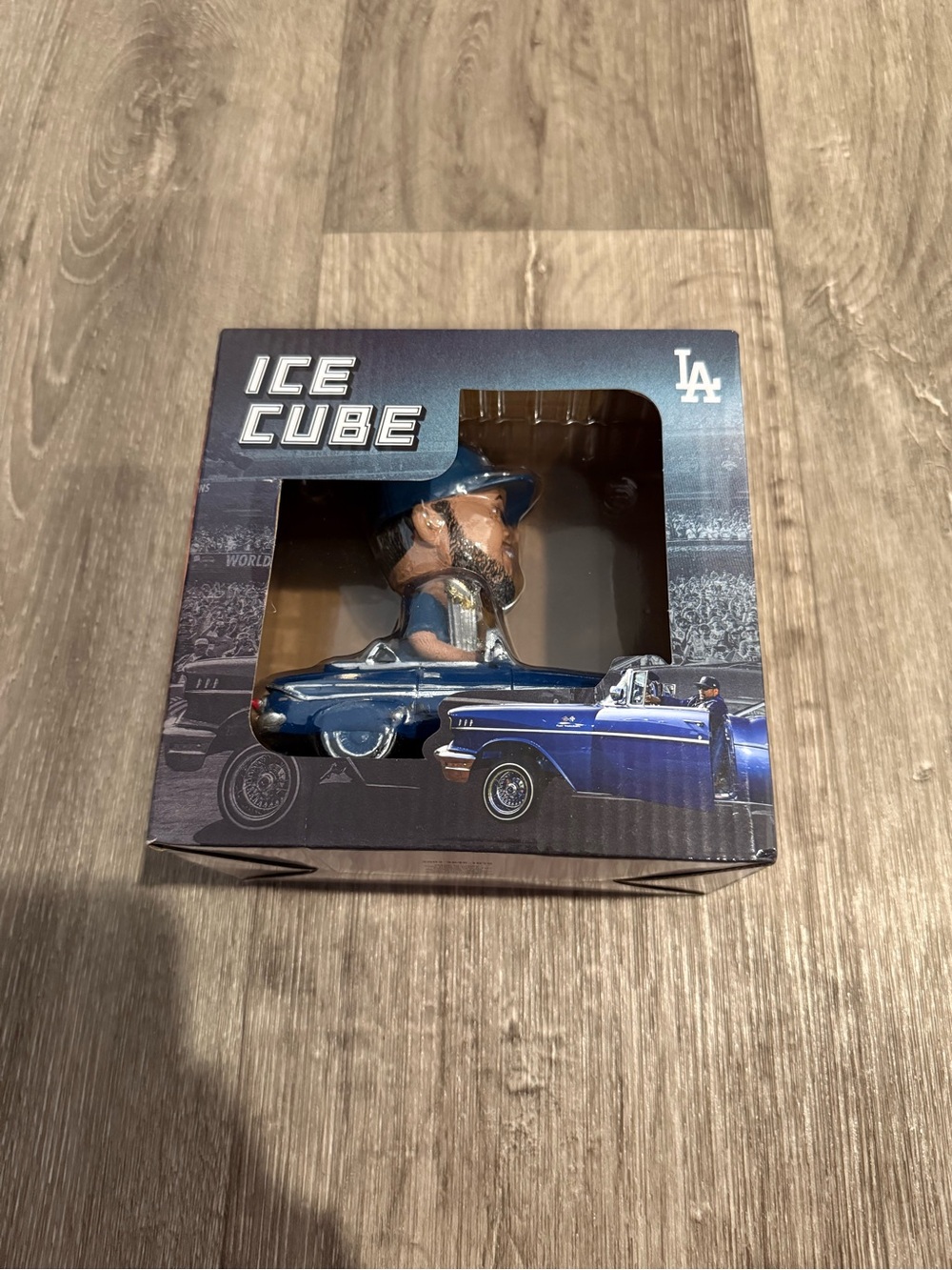 Ice cube dodgers bobblehead back to back champs low rider